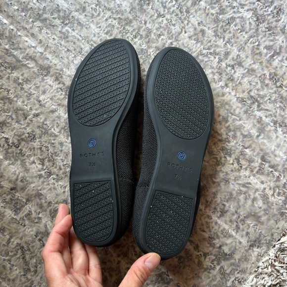 ROTHY’S Black flat size 7.5 - Picture 2 of 5